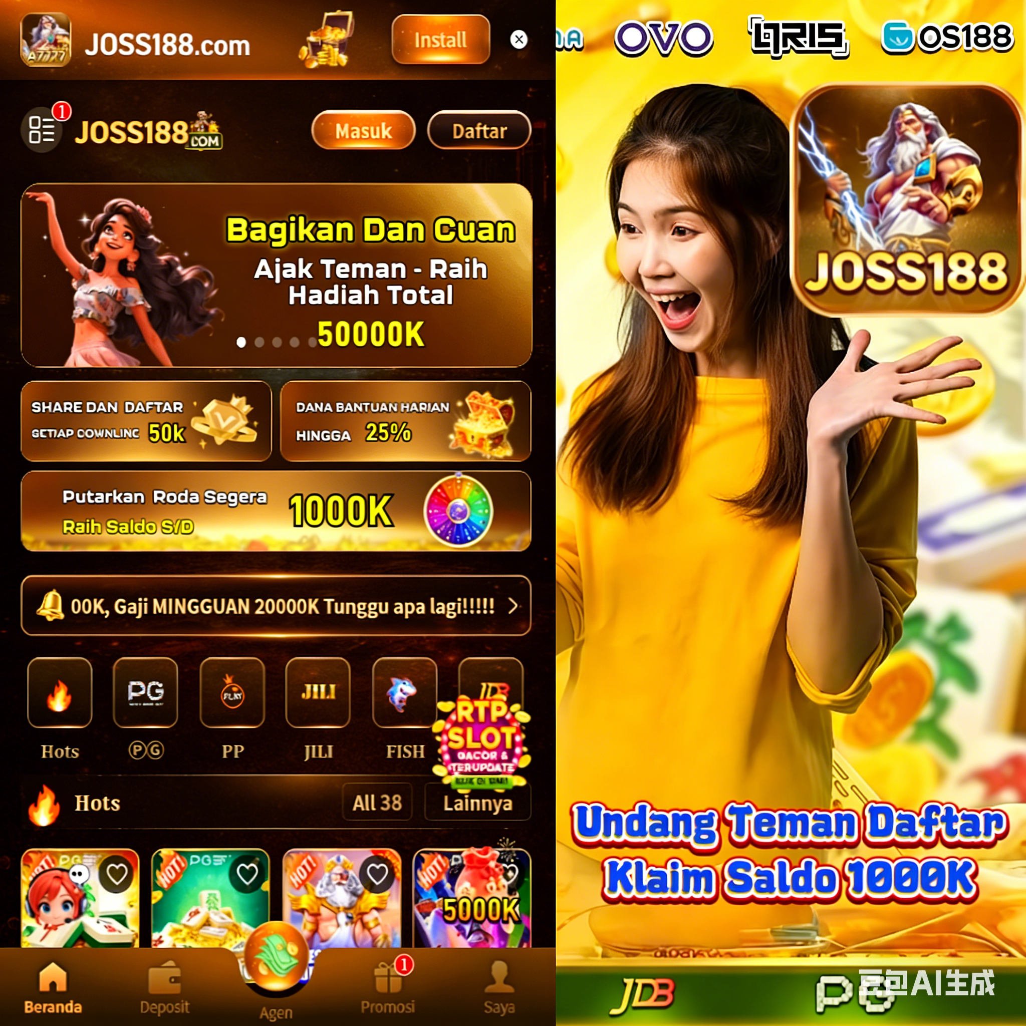 JOSS188 - Game Slot Online dengan Beragam Tema dan Fitur Bonus