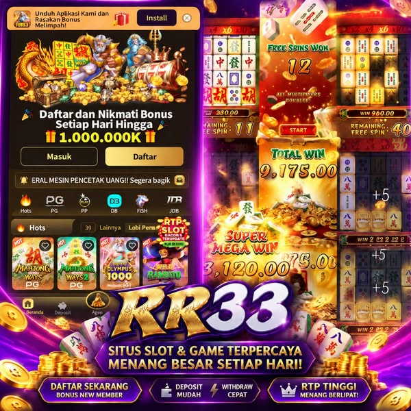 RR33 - Login Situs Resmi dan Nikmati Ragam Game PG Soft
